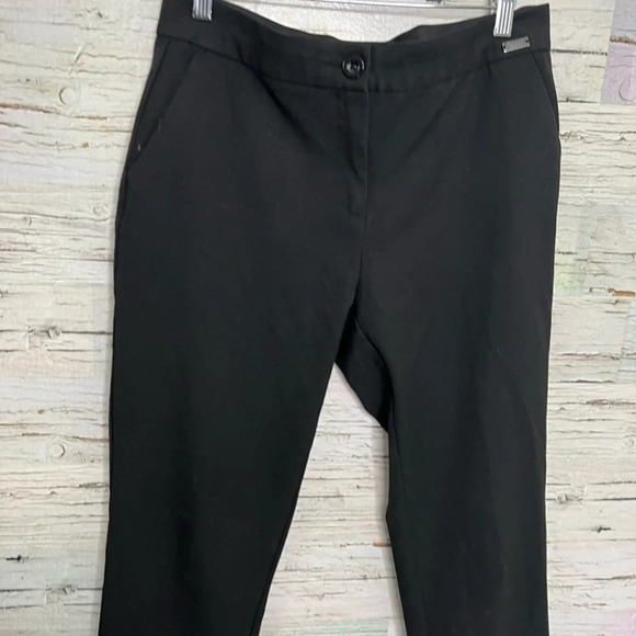 Badgley Mischka Black Dress Pants  Slacks Trousers 10 - Picture 3 of 8